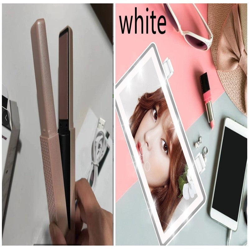 Hair Straightener Cordless Usb Hair Straightener Mini Ceramics Hair