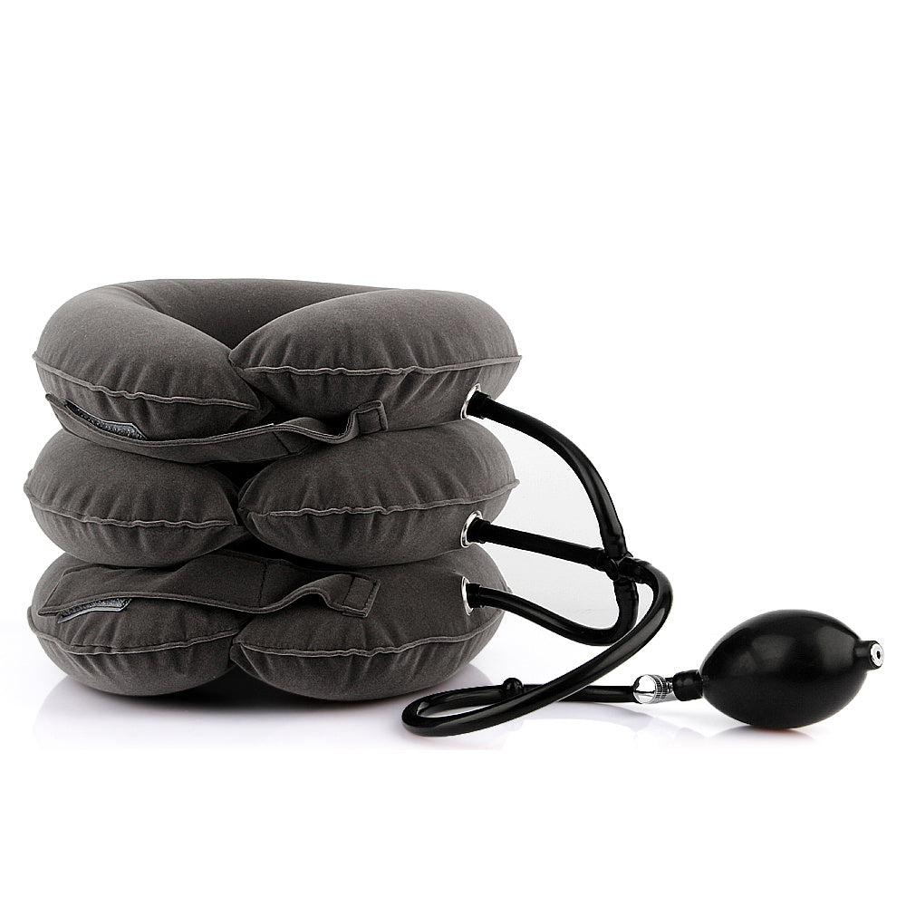 Portable traction cervical spine stretcher