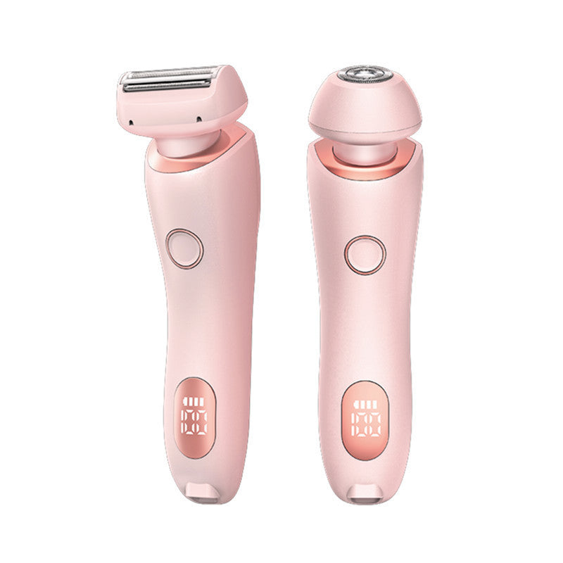 2 In 1 Hair Removal Epilator USB Rechargeable Trimmer Women Body