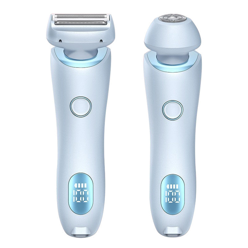 2 In 1 Hair Removal Epilator USB Rechargeable Trimmer Women Body